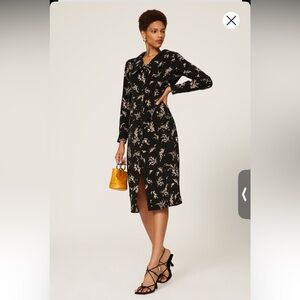 Sweet Baby Jamie Collared Button Up Dress